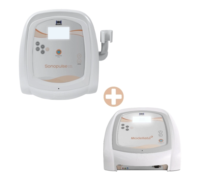 Combo Iniciantes de Reabilitação - Sonopulse 1,0 e 3,0 MHz + Modellata - Ibramed