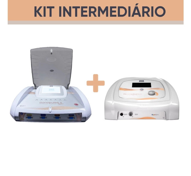 Combo Intermediário para Reabilitação Dermotonus Esthetic Portátil + Sonopulse II System - Ibramed