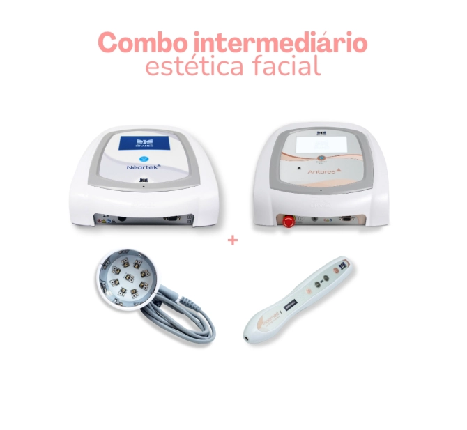 Combo Intermediários na Estética Facial - Nèartek Esthetic + Plasmed + Antares + Cluster P1 - Ibramed 