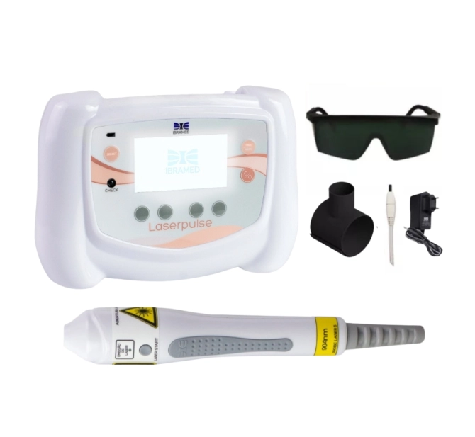 Kit Laserpulse Portable + Aplicador de Laser Infravermelho 904nm - IBRAMED
