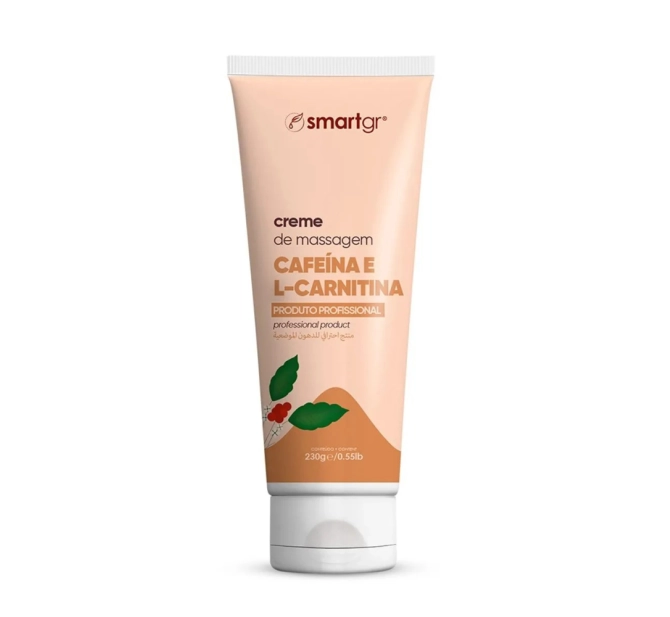 Creme de massagem Cafeína e L-Carnitina 230g - Smart GR