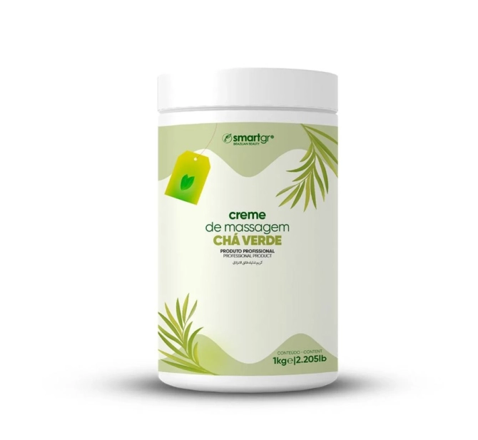 Creme De Massagem Chá Verde 1Kg - Smart GR