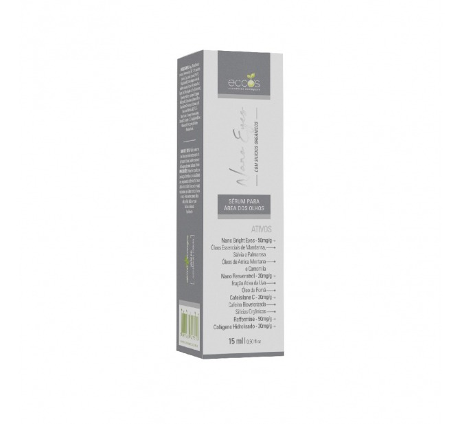 Nano Eyes - Creme para Área dos Olhos - 15ml - Eccos Cosméticos