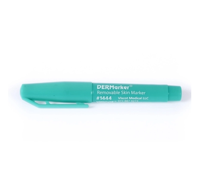 Dermarker Caneta Marcadora Verde ponta fina regular - Montesserat 