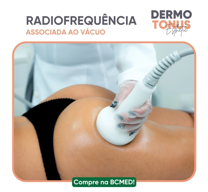 Dermotonus Esthetic - Aparelho de Radiofrequência, Vacuoterapia, Tecarterapia e Peeling de Diamante - Ibramed