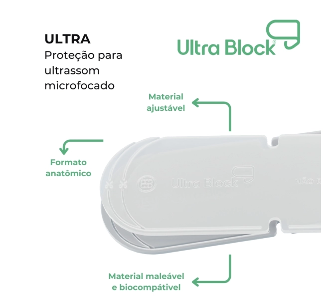 Ultra Block - Dispositivo Intraoral de Proteção para Ultrassom Microfocado - Medical San