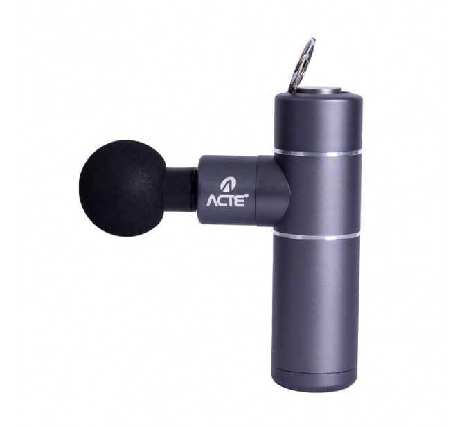 Massageador Massage Gun Portátil - Prata - Acte Sports