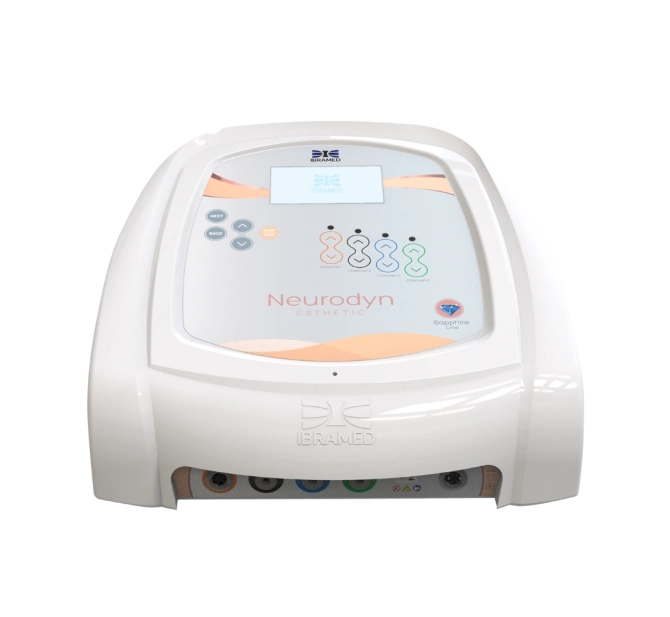 Novo Neurodyn Esthetic - Aparelho de Multicorrentes e Alta Frequência com 7 canais - IBRAMED