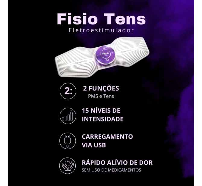 Eletroestimulador Fisio Tens - Relaxmedic
