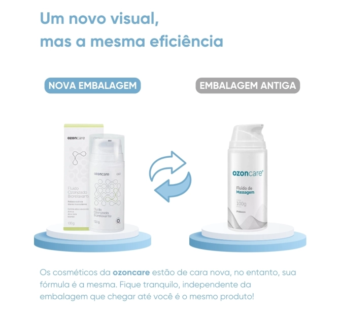 Fluido de Massagem Ozonizado Ozoncare 100g - Philozon