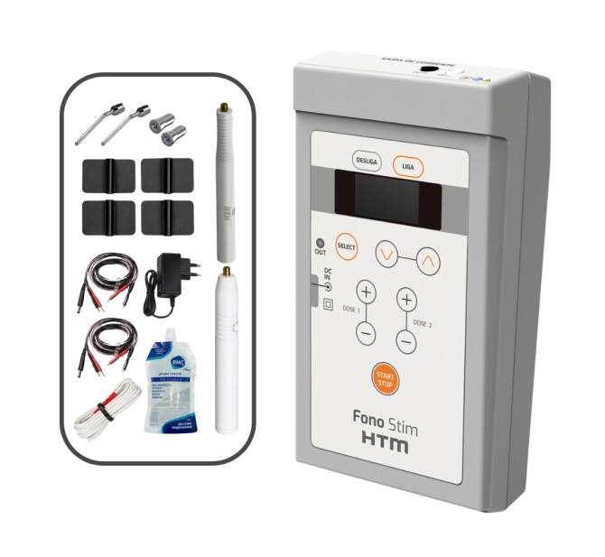 Fono Stim HTM - Aparelho Eletroestimulador Portátil para Fonoterapia