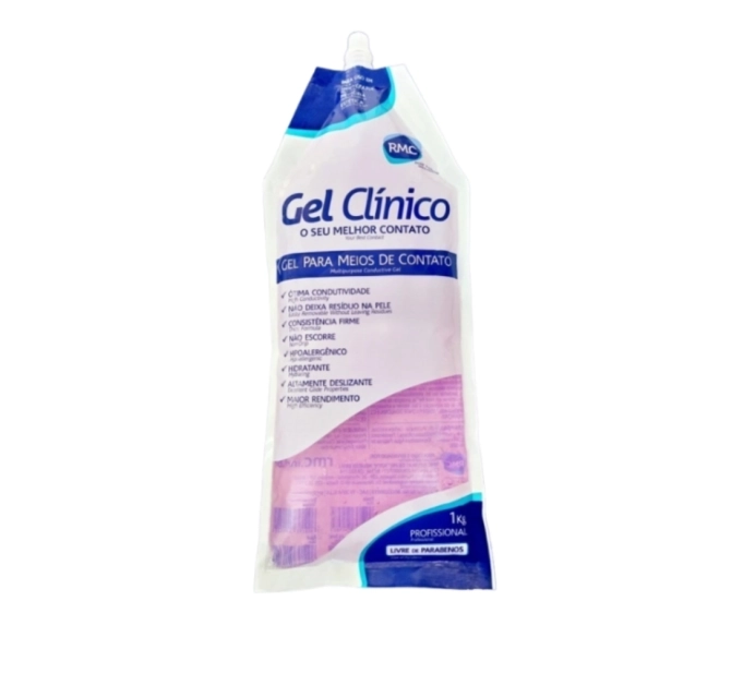 Gel Condutor Clínico Rosa Bag 1kg - RMC