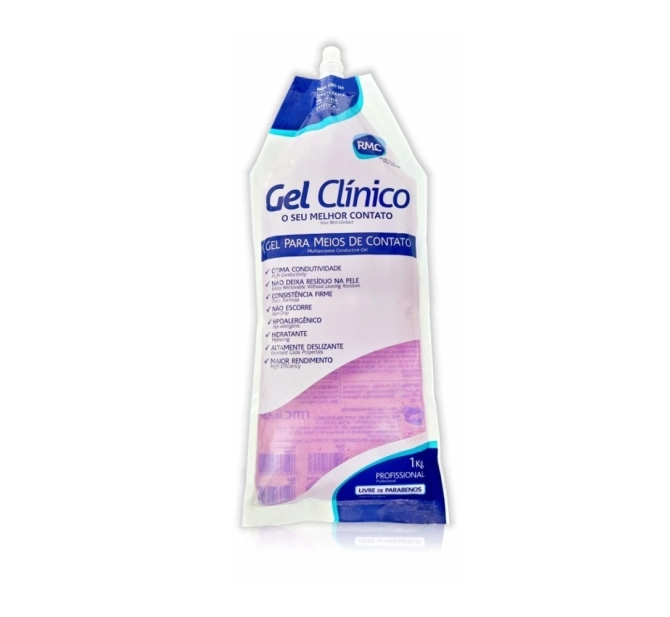 Gel Condutor Clínico Rosa Bag 1kg - RMC