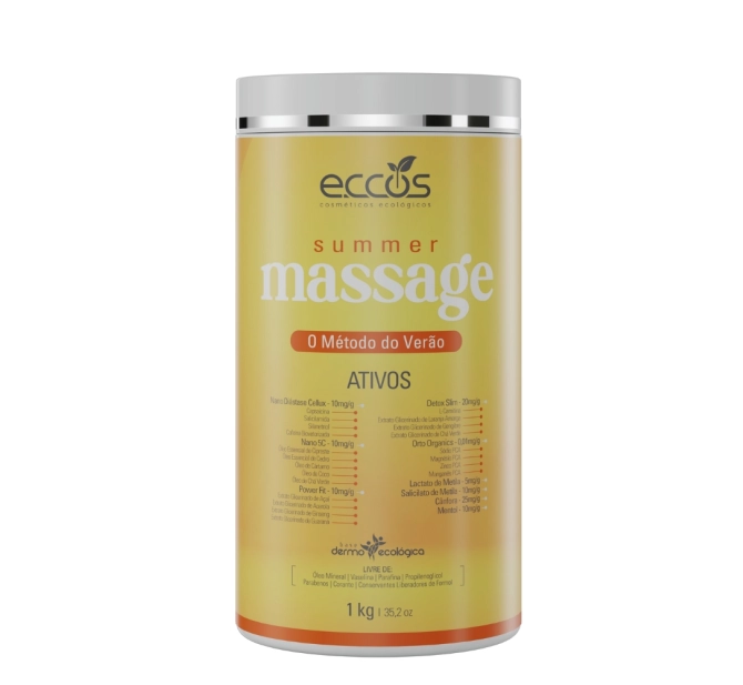 Gel Crioterápico Nanotecnológico - Summer Massage - Eccos Cosméticos
