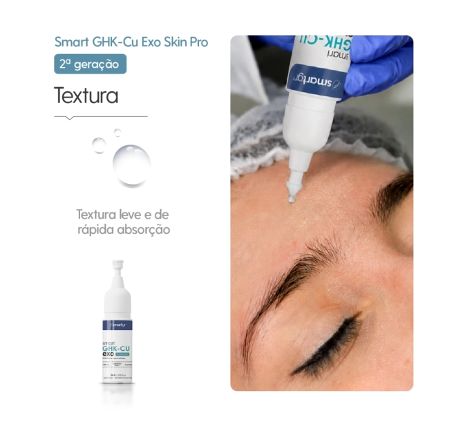 GHK-Cu Exo Skin Pro 2 ª Geração - 5 x 3ml - Smart GR