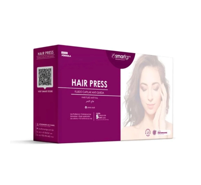 Hair Press para Terapia Capilar - 5 Unidades de 5 ml - Smart GR