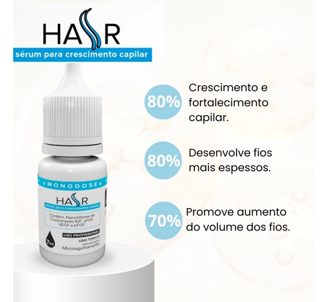 Hair Sérum p/ Crescimento Capilar - Alur Medical