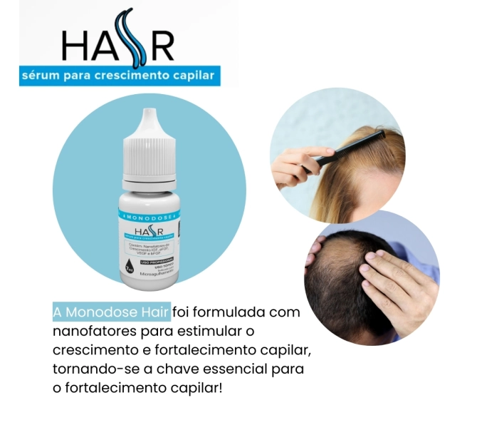 Hair Sérum p/ Crescimento Capilar - Alur Medical