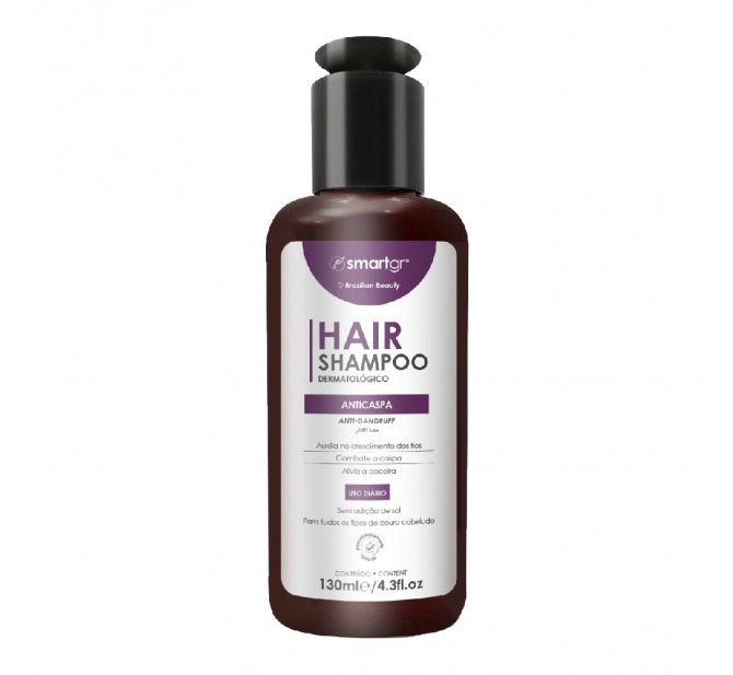 Hair Shampoo Dermatológico Anticaspa 130ml - Smart GR