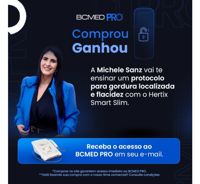 Hertix Smart Slim - Aparelho de Radiofrequência com 9 Ponteiras e Estética Íntima - KLD 