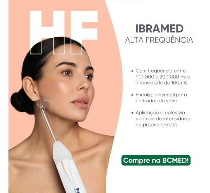 HF Ibramed - Aparelho de Alta Frequência Portátil