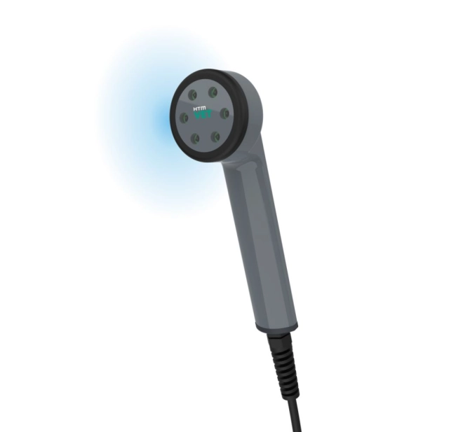 Cluster LED Circular Azul Para Veterinária - HTM VET