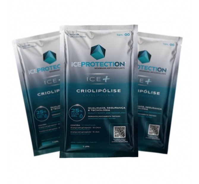 ICE + Membranas para Criolipólise Tam.GG 170g - Iceprotection 