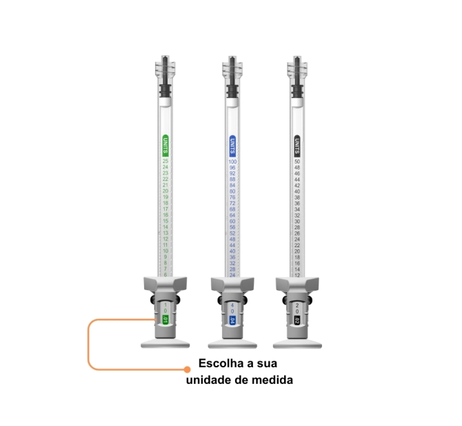Iclick - Seringa de dosagem para Toxina Botulínica 1ml - Kit com 10 unidades