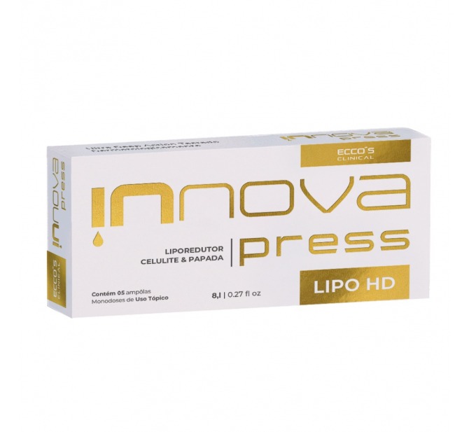 Innova Press Lipo HD - Liporedutor, Celulite e Papada - Eccos Cosméticos 