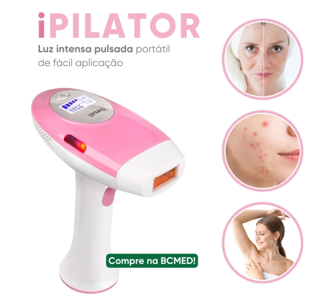 IPilator II - Aparelho de Luz Intensa Pulsada Portátil para Fotodepilação - Basall