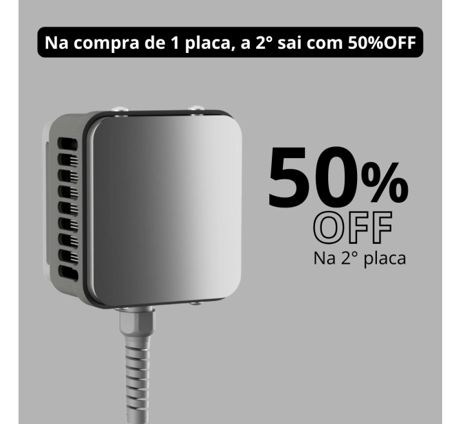Kit 2 Placas G Para Criodermis Smart - 2° placa com 50%OFF - Medical San