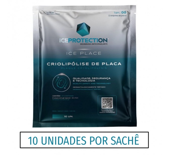 Kit 40 Membranas para Criolipólise - Ice Place Tam. GG (10 unid. por sachê) - Iceprotection