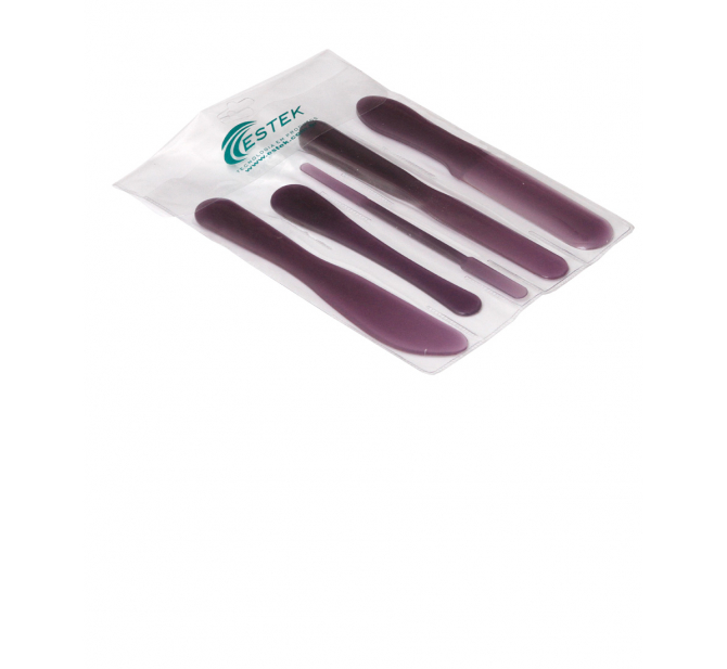 Kit 5 Espátulas para Estética - Estek - Lilas