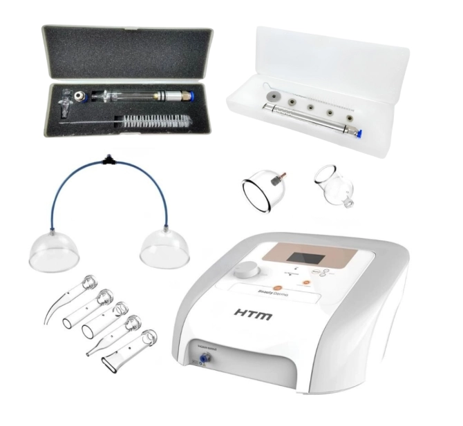 Kit Completo de Vacuoterapia e Endermoterapia com aparelho Beauty Dermo - HTM