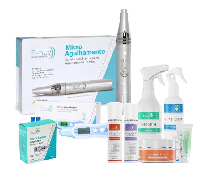Kit Completo Para Microagulhamento e Cuidado Facial - SkinUp