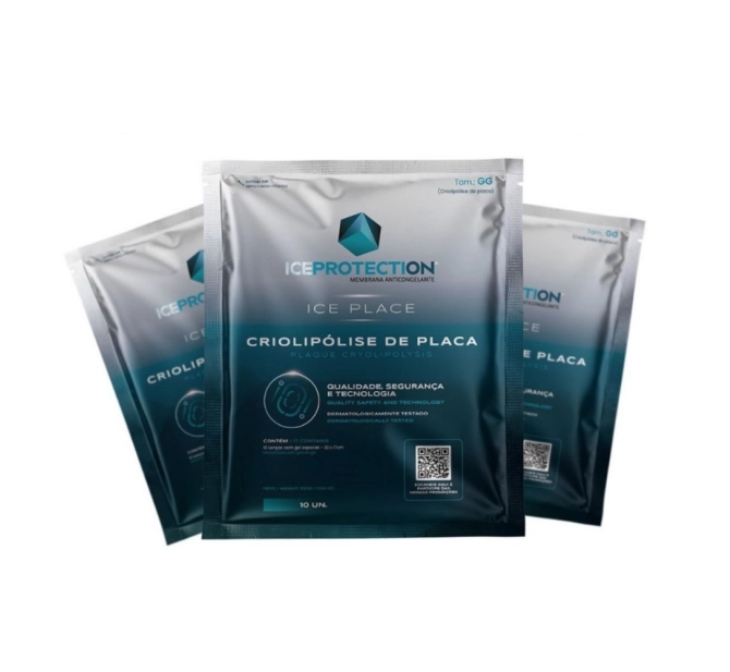 Kit Criodermis 2.0 + 2 Aplicadores de Criolipólise tamanho G + 100 Membranas IceProtection - Medical San