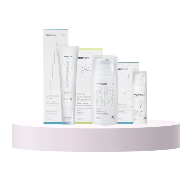 Kit Cuidado com os Pés e Unhas Profissional Ozoncare - Philozon
