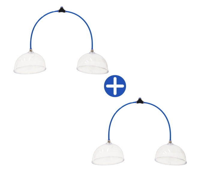 Kit de 4 Ventosas para Pump Up de Glúteos - BCMED