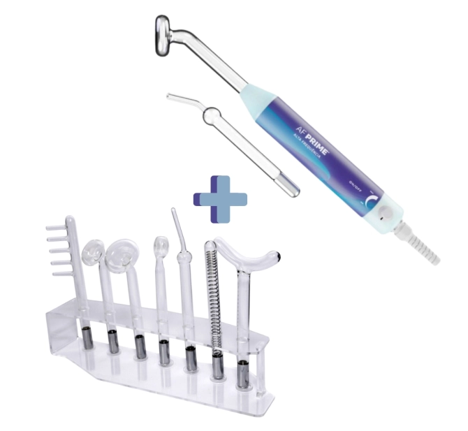 Kit de Alta Frequência AF Prime - MedStart + Kit Eletrodos com 7 peças