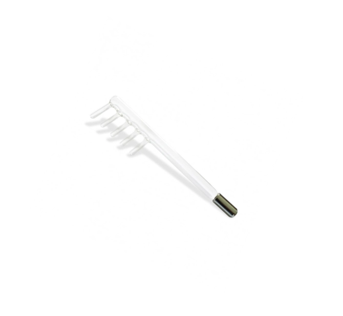 Kit de Alta Frequência HF - IBRAMED + Kit Eletrodos de Vidro 7 peças + Rack Organizador