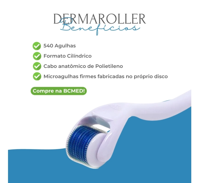  Kit de Microagulhamento - Smart Dermaroller 540 Agulhas + Smart Biótic Calm - Smart GR
