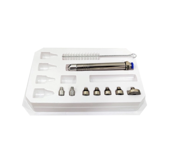 Kit de Vacuoterapia - Beauty Dermo HTM + Kit de Ventosas Glúteos Pump Up + Caneta para Peeling de Diamante