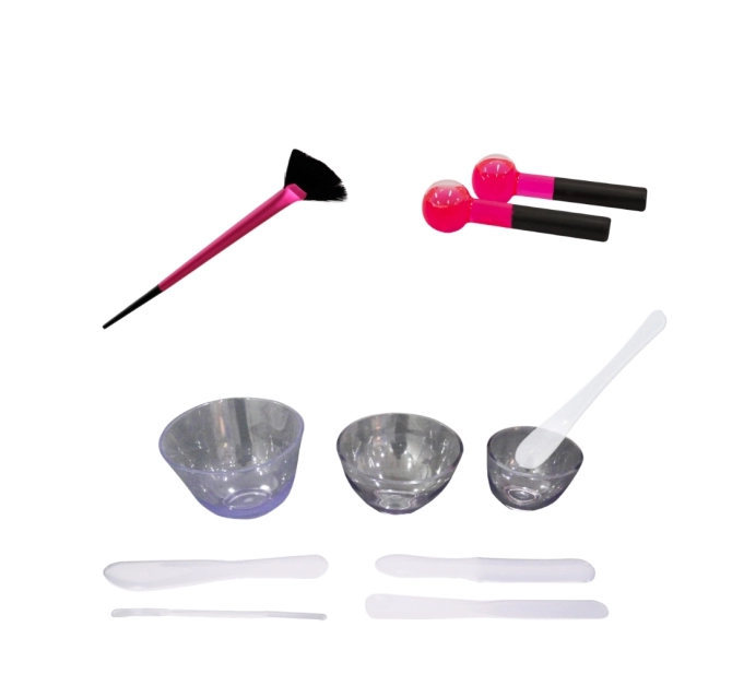 Kit Essencial 2.0 - Cubetas + Espátulas + Pincel de Seda + Esferas - Acessórios de Estética Estek