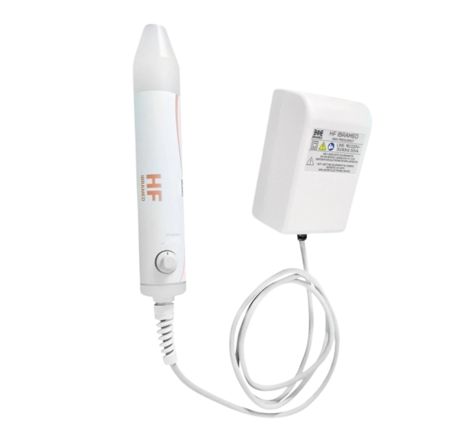 Kit Estética Facial - HF Alta Frequência + Eletrodo Cebolinha + Máscara Térmica Facial 