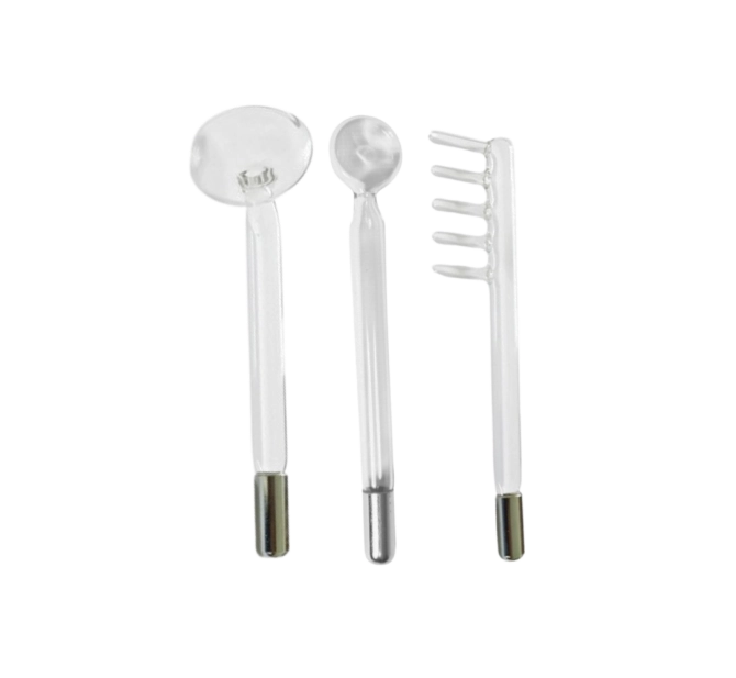 Kit Estética Facial - HF Alta Frequência + Eletrodo Cebolinha + Máscara Térmica Facial 