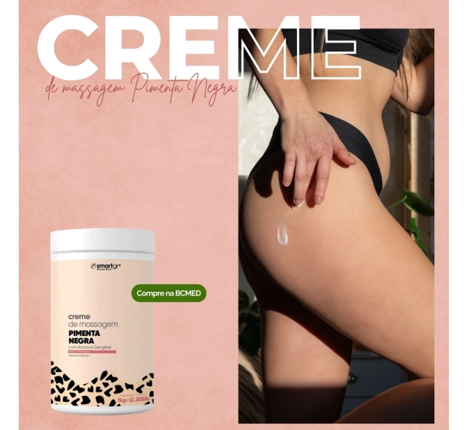 Kit Massagem Corporal - Pantala Massageador + Bolsa Necessáire + Creme De Massagem Pimenta Negra 1Kg - Smart GR