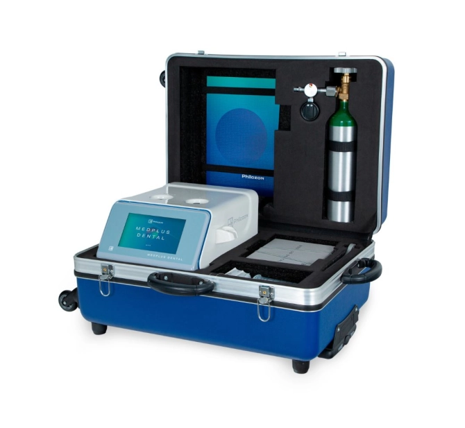 Kit Medplus Dental + Maleta de Transporte + Cilindro de Oxigênio + Válvula sem Fluxômetro - Philozon