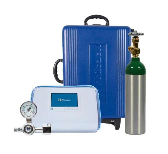 Kit Medplus One + Cilindro de Oxigênio + Maleta de Transporte + Válvula Reguladora - Philozon