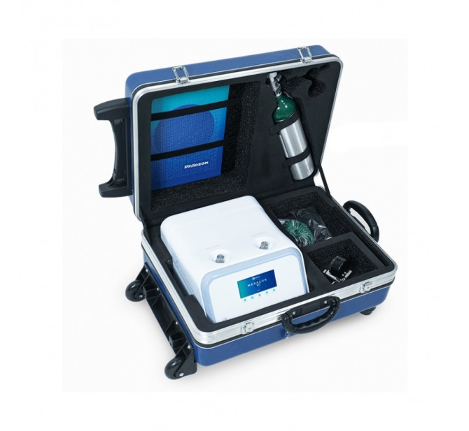Kit Medplus V Aparelho Gerador De Ozônio Com Vácuo + Case Maleta + Válvula e Cilindro - Philozon