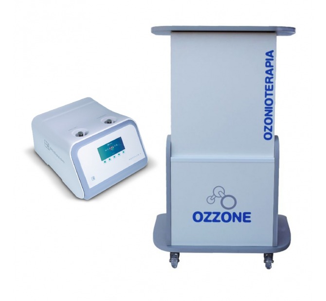 Kit Medplus V Aparelho Gerador De Ozônio Com Vácuo + Mesa Ozzone - Philozon